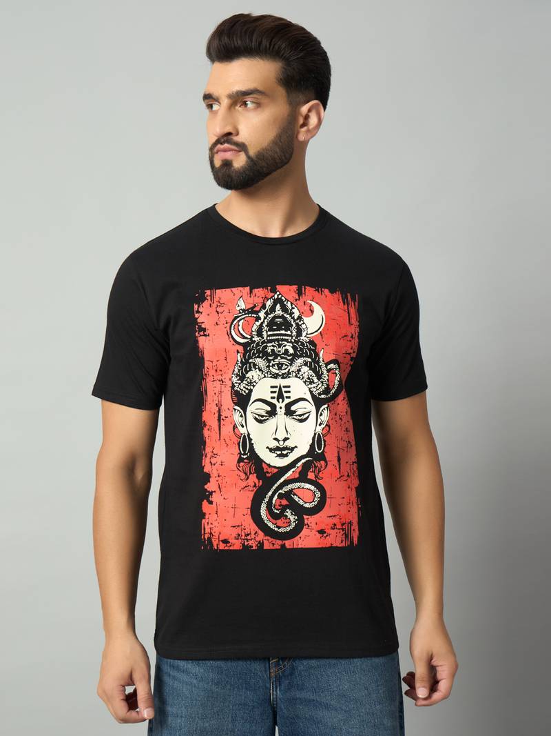 Shiva Printed T-Shirt for Men
