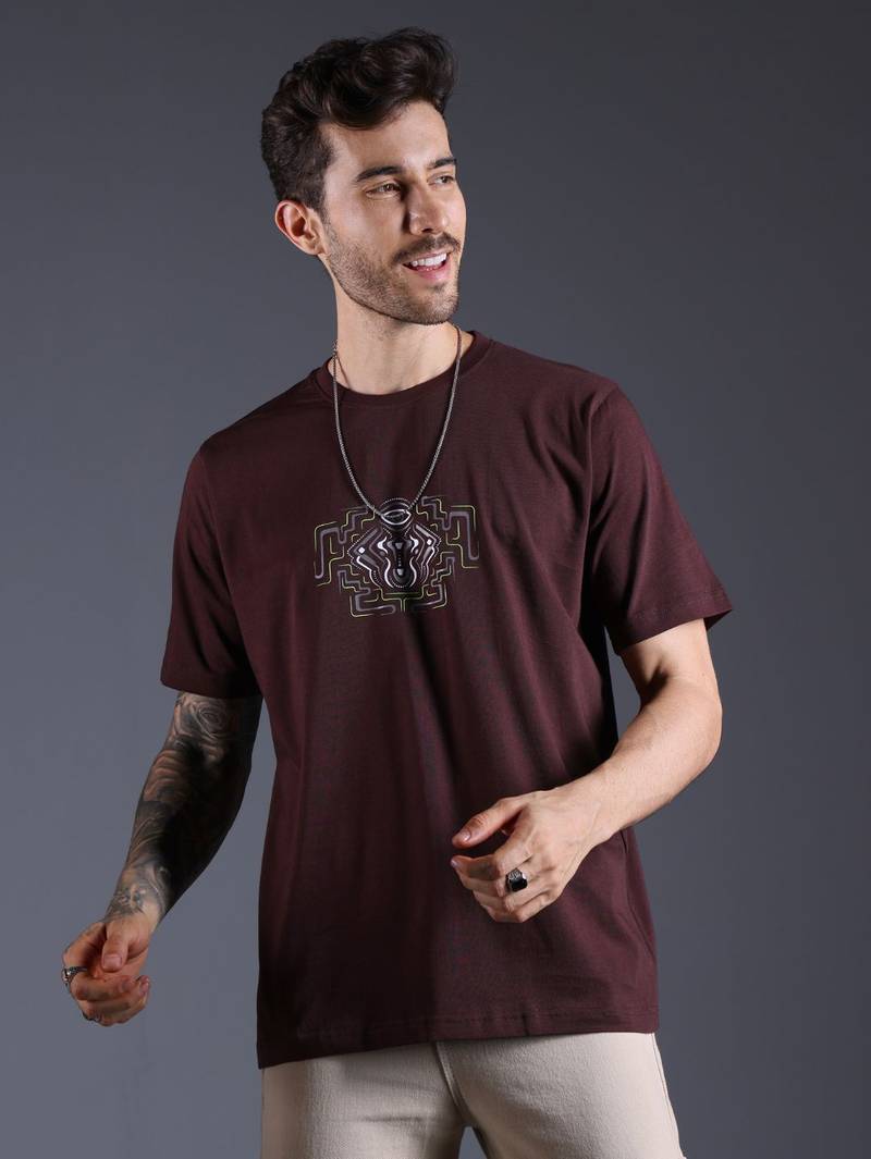 Sacred Spirit Brown Glow in the Dark | UV Reactive T-Shirt