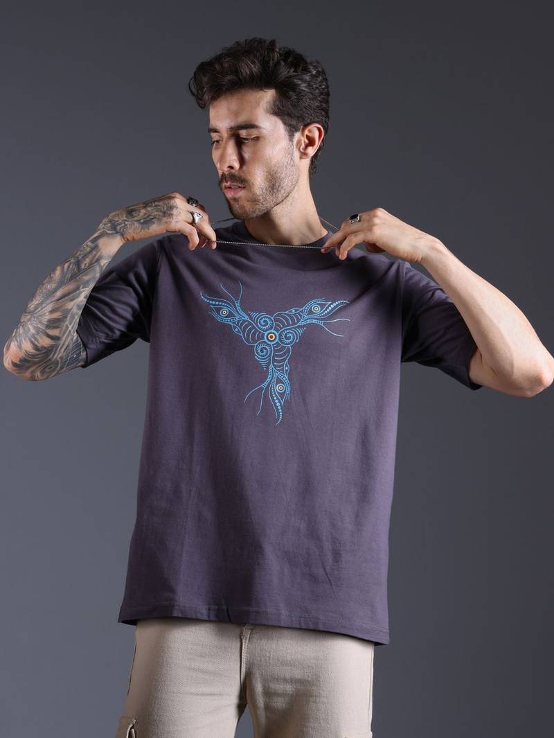 Totem Grey Glow in the Dark | UV Reactive T-Shirt