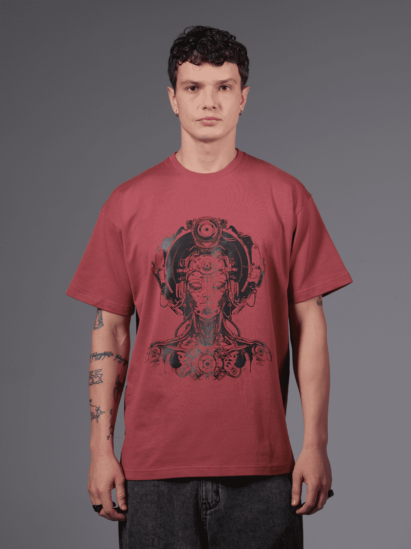 Cyborg Printed T-shirt - Image 1
