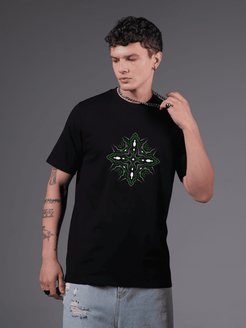 Nexus Black Glow in the Dark & UV Reactive T-Shirt
